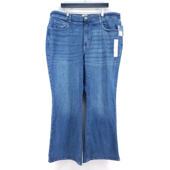 Universal Thread High-Rise Flare Jeans Women’s Size 22 Reg Denim Comfort Stretch - Picture 1 of 10